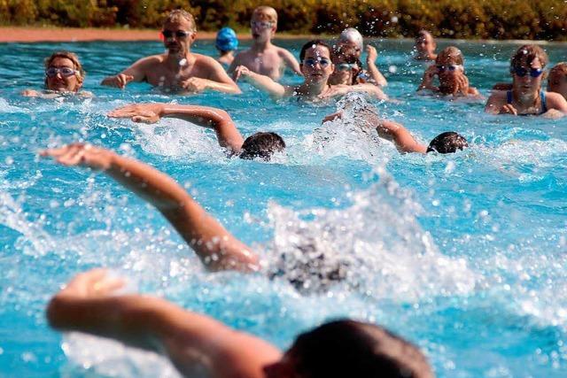 Fotogalerie: Kraulkurs im Waldbad Bad Sckingen