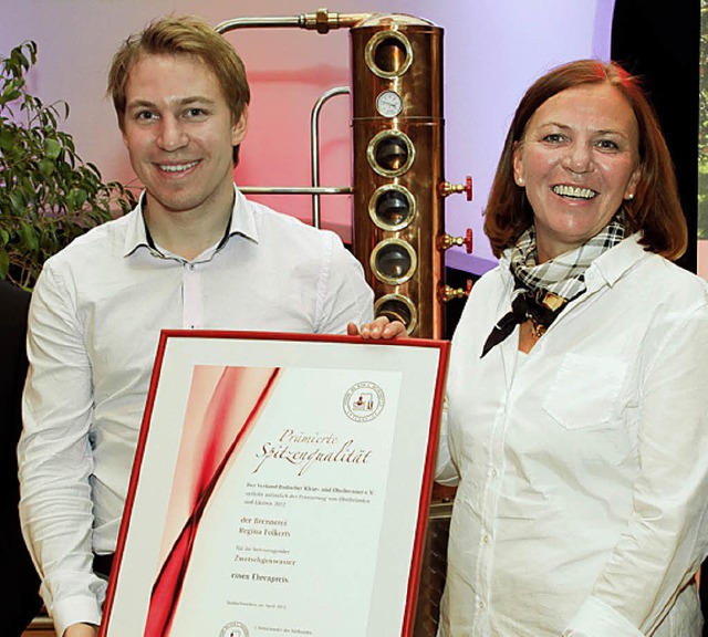 Einen Ehrenpreis erhielten Christof un...and Preiser (nicht im Bild) prmiert.   | Foto: privat