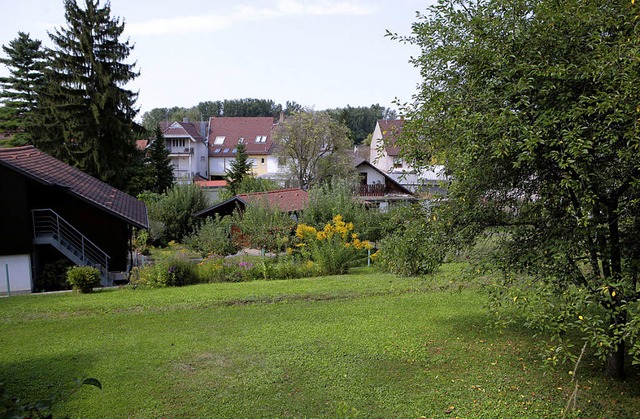 Baugebiet Schutthalde: Platz fr Einze...ppelhuser und fr bis zu 40 Menschen   | Foto: Christoph Breithaupt