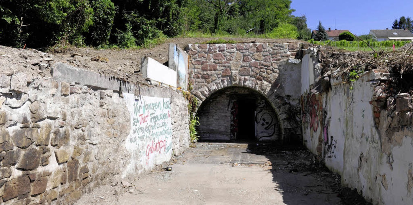 Ein Bunker taucht auf Freiburg Badische Zeitung