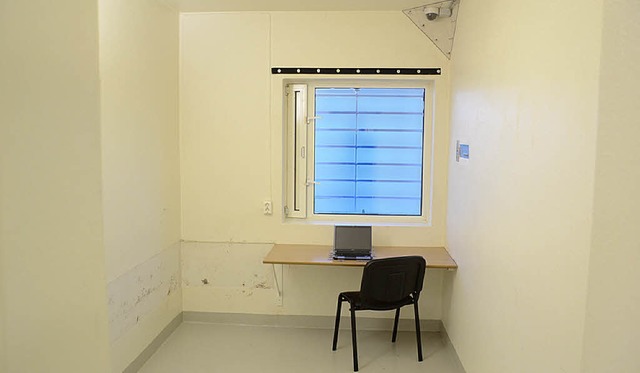 Zelle im Hochsicherheitsgefngnis Ila,...m Breivik seine Strafe absitzen muss.   | Foto: DPA