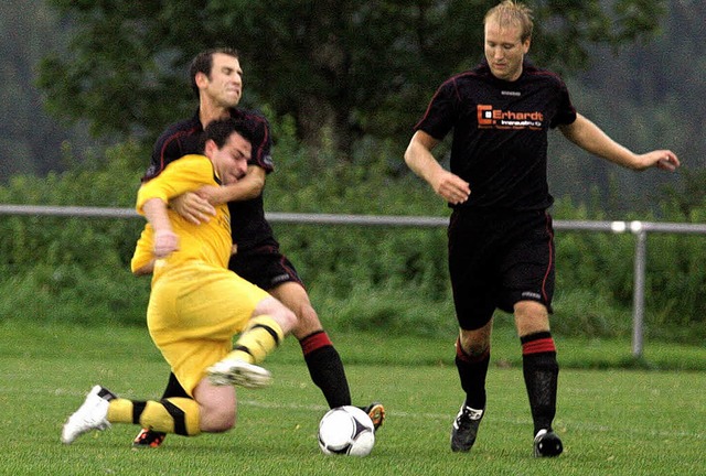 Griechisch-Rmisch-Ringen oder Fuball...  interessiert sich nur fr den Ball.   | Foto: Reinhardt