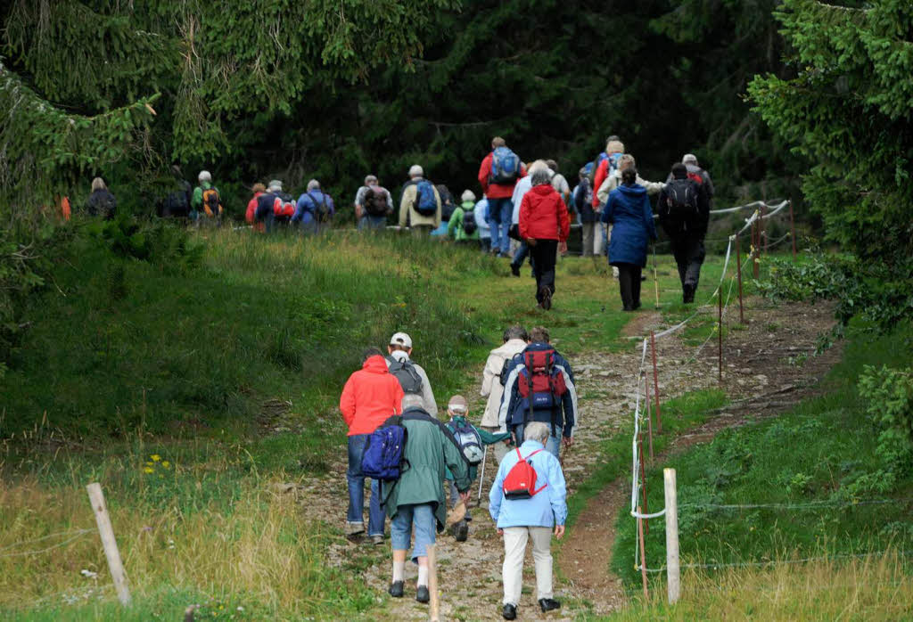 Berggottesdienst und Wanderung mit Freiburgs Erzbischof Robert Zollitsch auf dem Belchen.