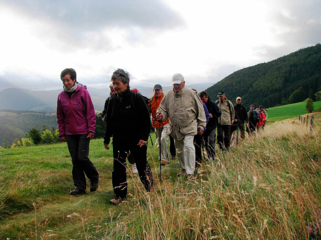 Berggottesdienst und Wanderung mit Freiburgs Erzbischof Robert Zollitsch auf dem Belchen.