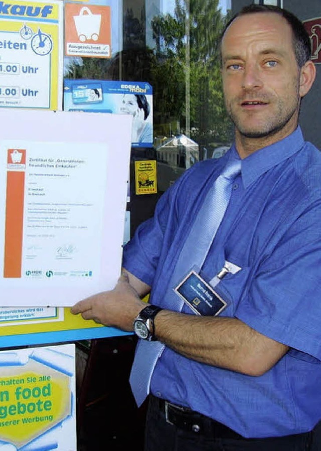 Bernd Frank, Leiter des Breisacher Ede...rationenfreundliches Einkaufen&#8220;.  | Foto: privat