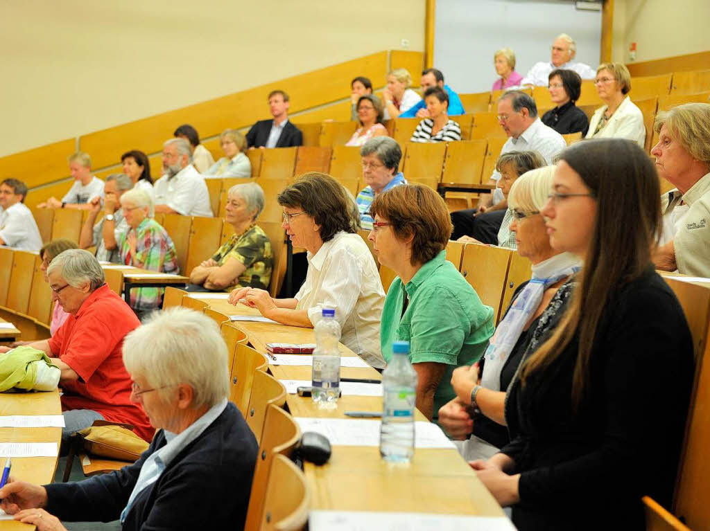 Klinikluft, Forschung, Heilungschancen.... viele Eindrcke fr die rund 70 Besucher