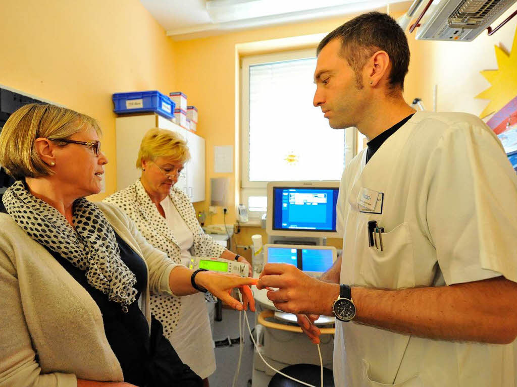 Klinikluft, Forschung, Heilungschancen.... viele Eindrcke fr die rund 70 Besucher
