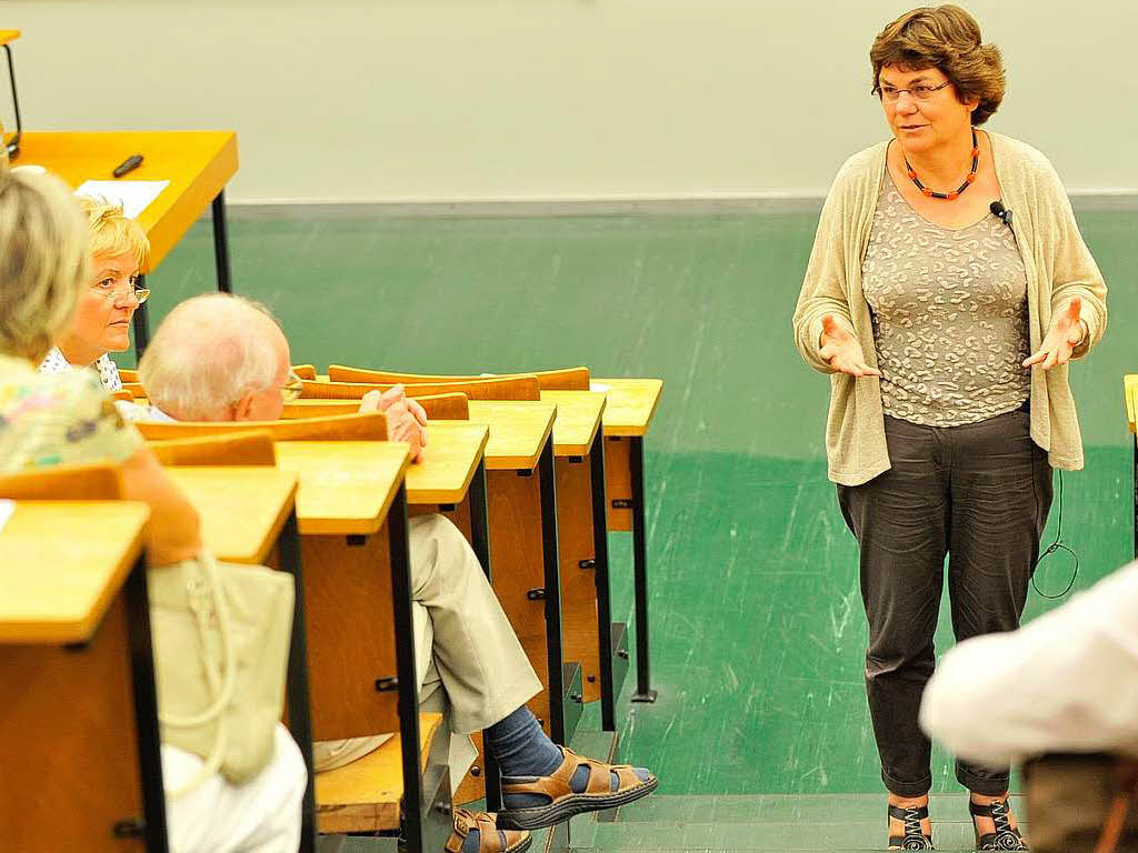 Klinikluft, Forschung, Heilungschancen.... viele Eindrcke fr die rund 70 Besucher