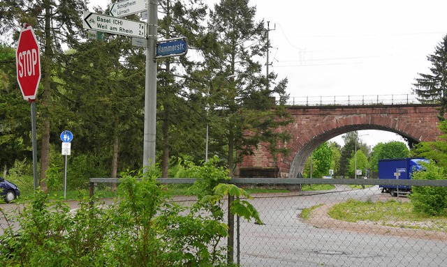 Fr die Anbindung der Hammerstrae (Bi...gibt es einen Ratsbeschluss vom Mai.    | Foto: Ehrentreich