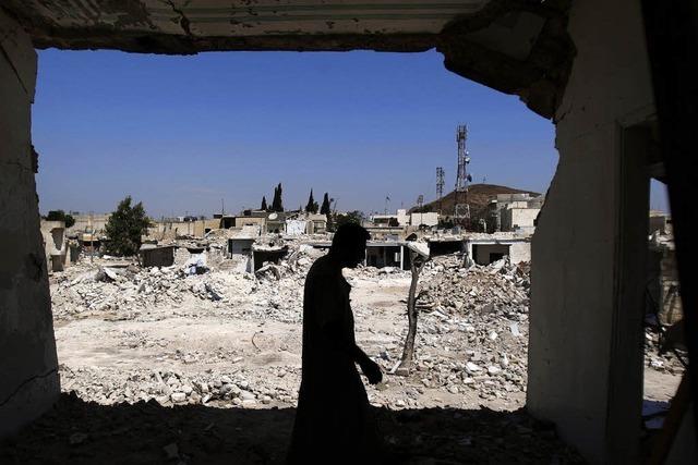Im Norden Syriens lässt Diktator Assad Bombem werfen