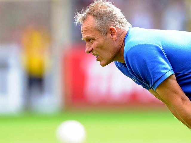 Nicht alles, was er gegen Mainz gesehe...n haben: SC-Trainer Christian Streich?  | Foto: dapd