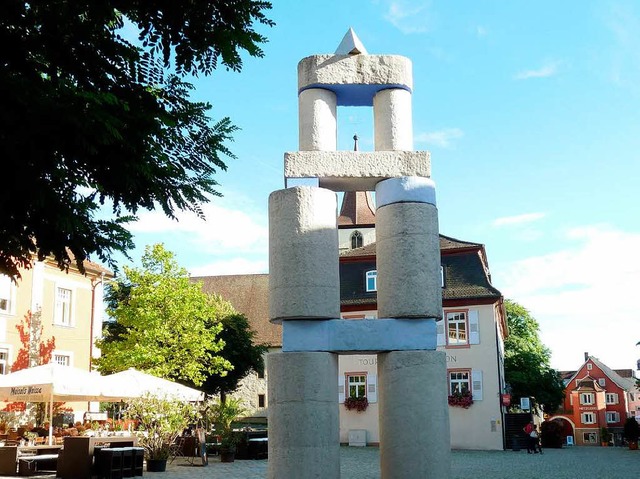 Das moderne Stadttor von Mllheim   | Foto: Johanna Pilaski