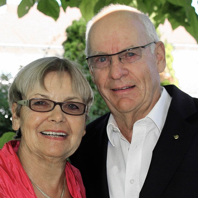 Lotti und Georg Neugart sind 50 Jahre verheiratet.   | Foto: ulrike hiller