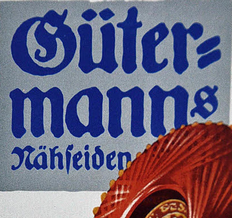 Gütermann-Plakat 1910  | Foto: Truöl