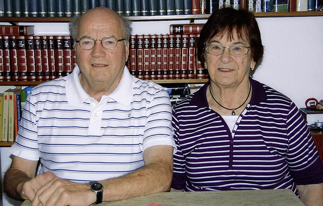 50 Jahre sind Erika und Dieter Zimmermann  verheiratet.  | Foto: jochen voigt