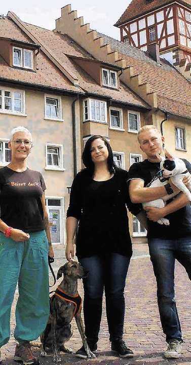 Die Organisatoren des Bräunlinger Hund...Föhrenbach, Viola und Florian Hedtke.   | Foto: maier