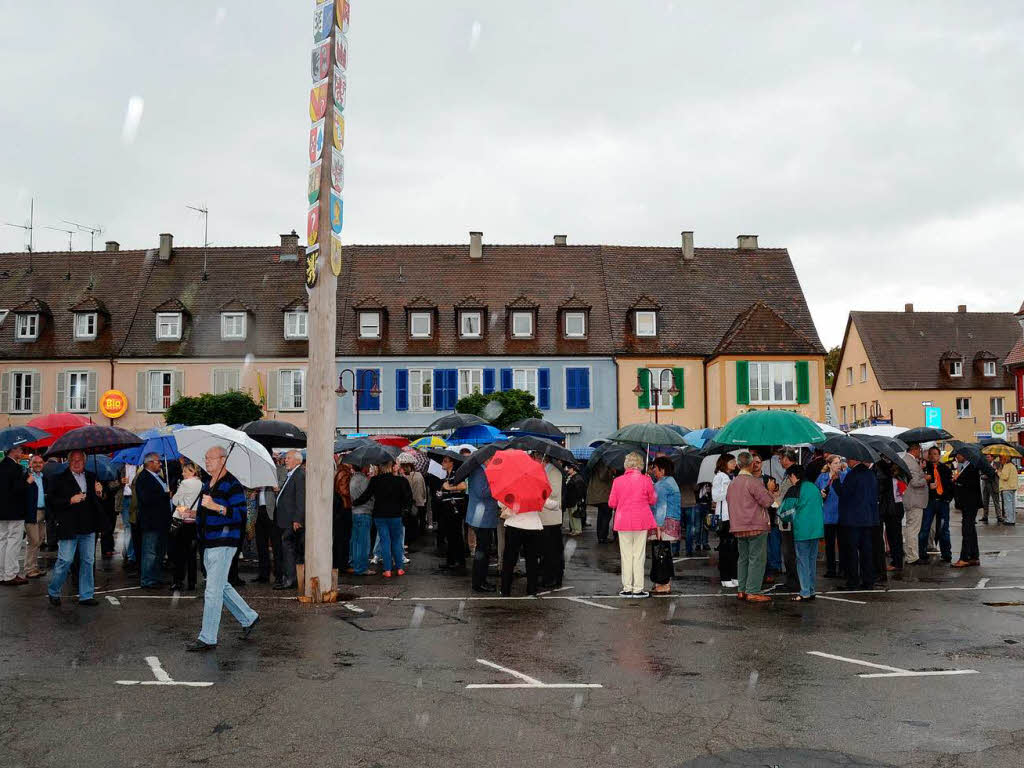 Impressionen von der Erffnung des Breisacher Weinfestes.