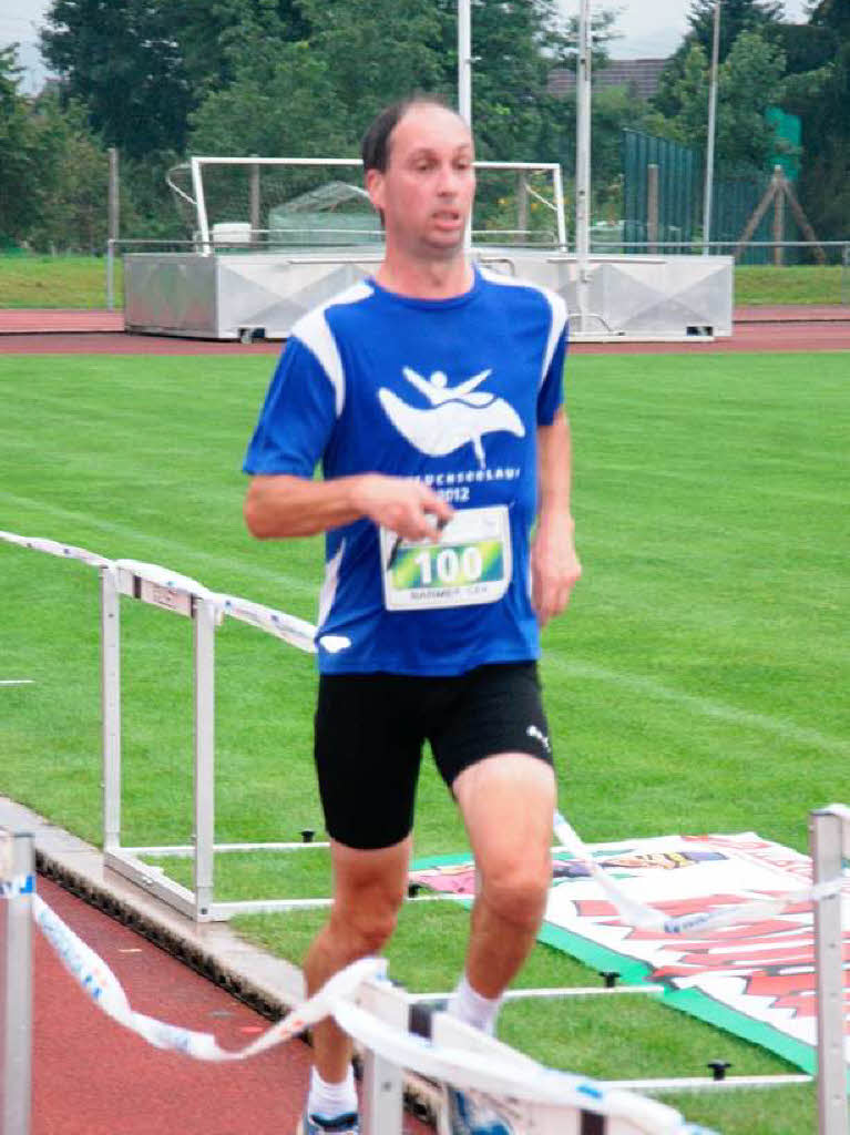 Mit am Start beim Wehratallauf war auch Streckenrekordhalter Hartwig Potthin, der einen achtbaren elften Platz belegte.