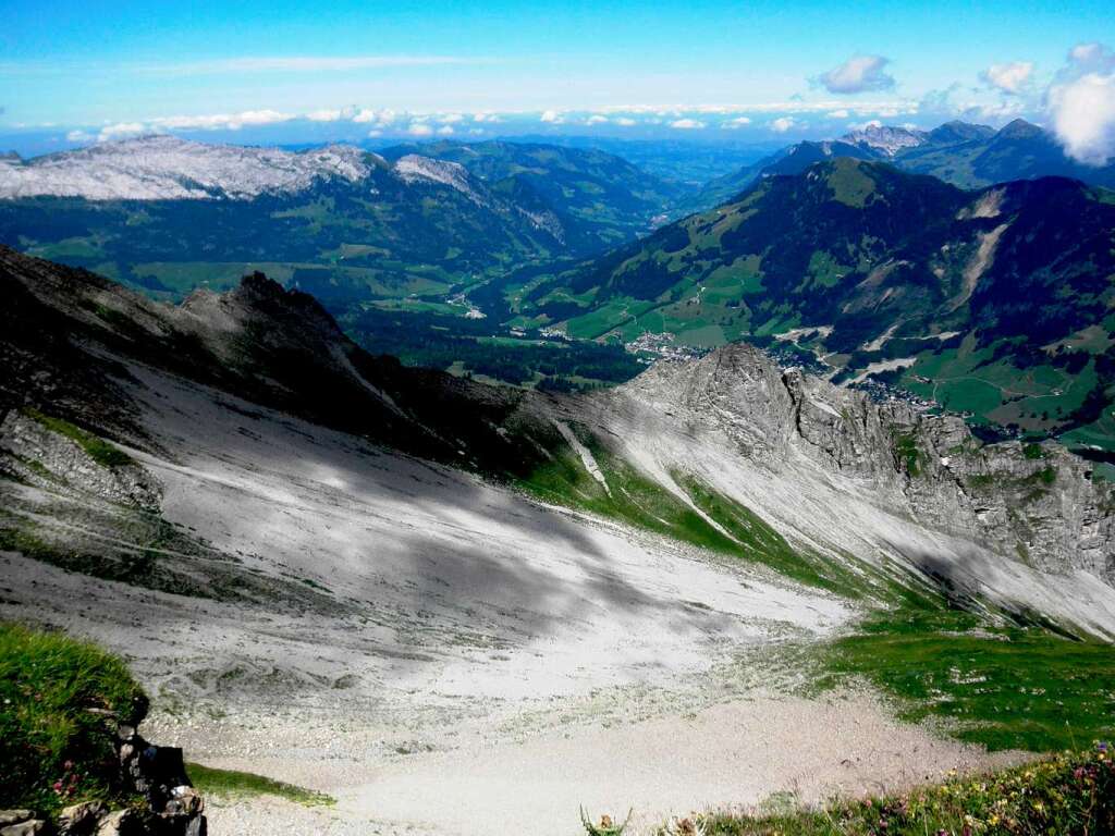 Wanderung in den Emmentaler Alpen. Carola Horstmann aus Denzlingen fotografierte die Aussicht am Brienzer Rothorn.