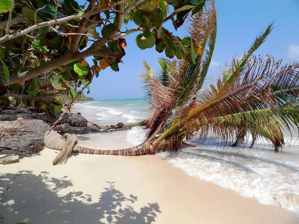 Ein paradiesischer Strand! Das dachte sich auch Joachim Pfefferle aus dem Mnstertal. Das Foto entstand auf den Corn Islands in Nicaragua.