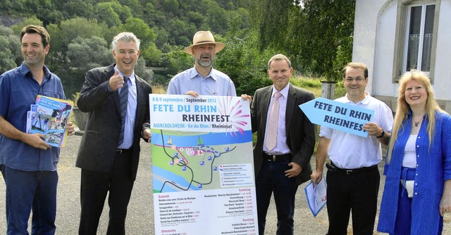 Sie freuen sich auf das Rheinfest (von...utschen Kammerschauspiele in Endingen.  | Foto: Roland Vitt