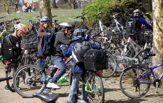 Sicher zu Schule, zu Fu und mit dem R...kndigt zum Ferienende Kontrollen an.   | Foto: Ralf Staub