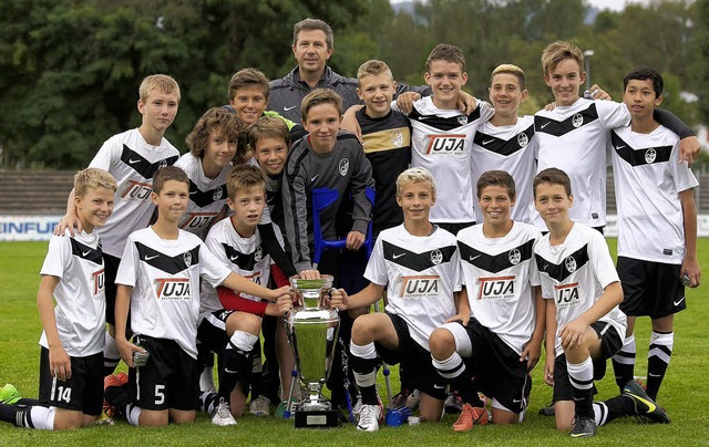 Siegreiche U 14 des OFV beim Techtory-Cup  | Foto: Dietmar Klapproth