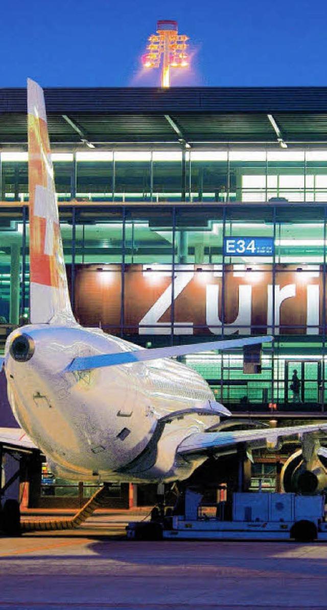 Der Flughafen Zrich darf sich als Gew... fhlen, denn er darf weiter wachsen.   | Foto: Unique