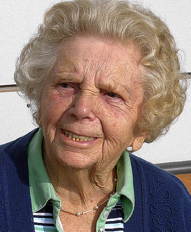 Gertrud Braun feierte ihren 90.Gebutrstag  | Foto: Aribert Rssel