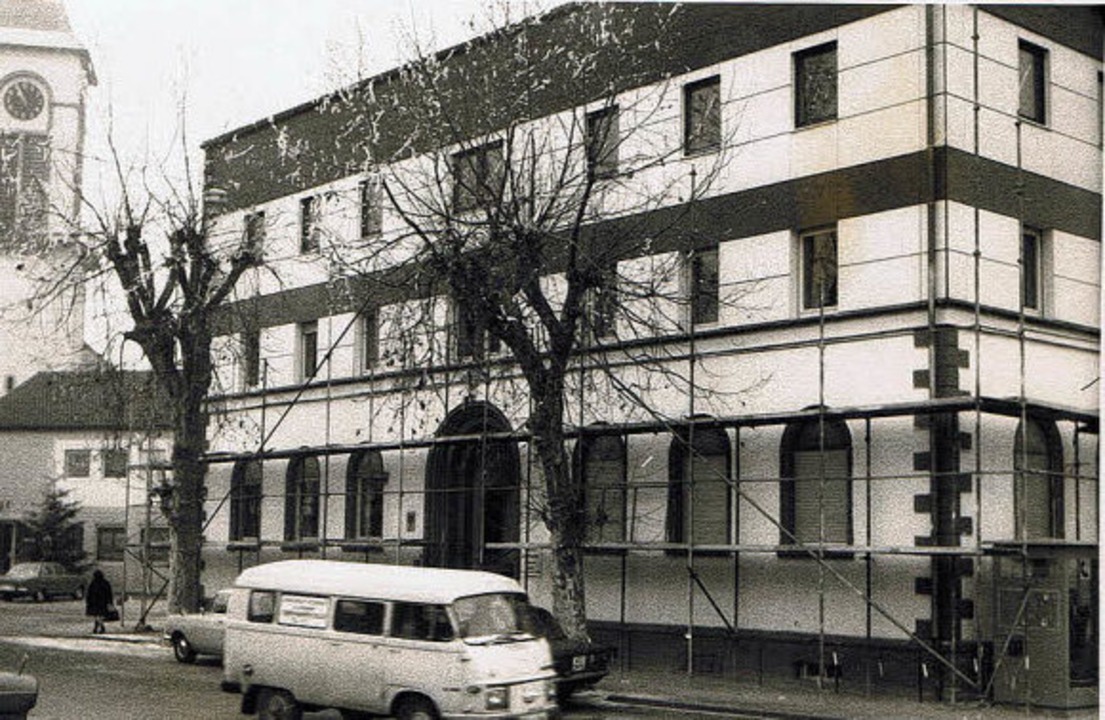Das Rathaus Altenheim im Jahr 1972   | Foto: repro: hagen späth