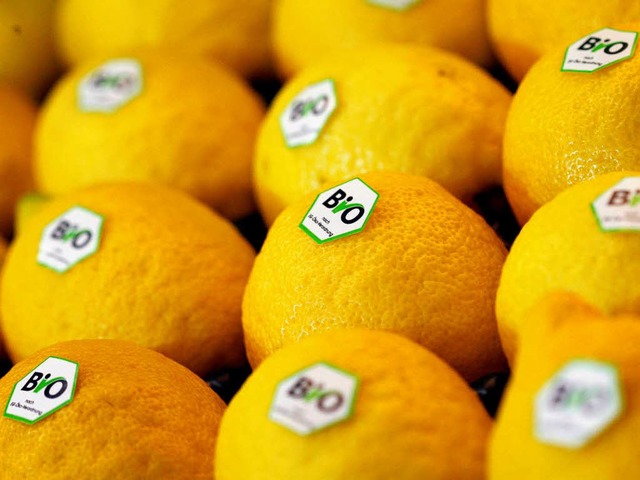 Zitronen mit EU-Biosiegel   | Foto: dpa