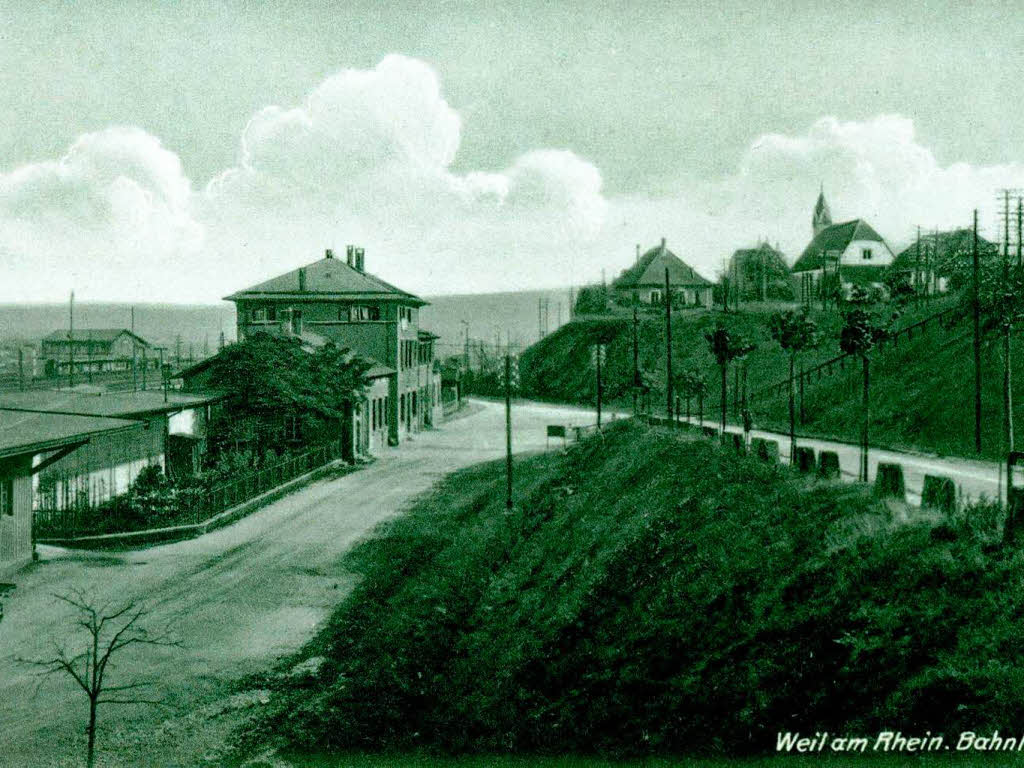 Der Bahnhof: 1855 eingeweiht, war er Symbol der Eisenbahnerstadt Weil am Rhein.