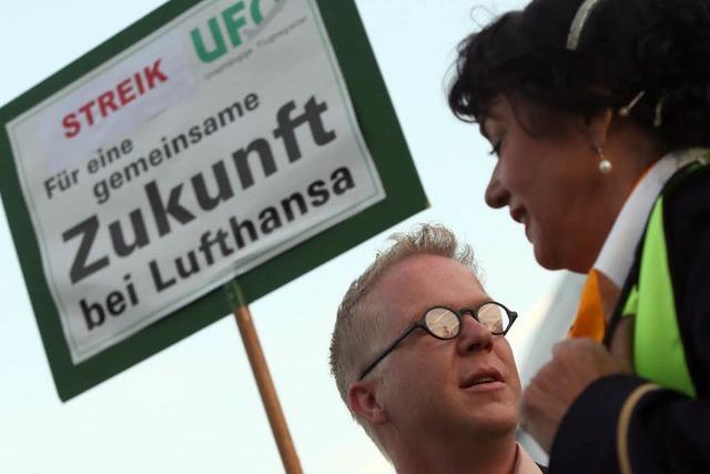 Nicoley Baublies aus Offenburg bietet der Lufthansa die Stirn
