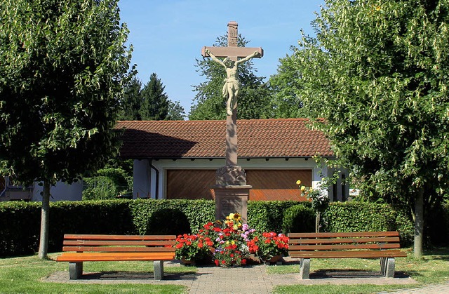 Das sanierte und wiederaufgestellte We...fstrae/Margarten in Ettenheimweiler.   | Foto: Privat