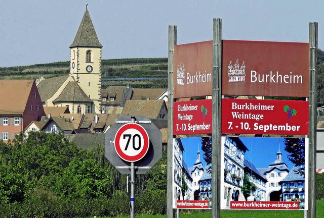 Burkheim ldt zum 20.Mal  zu den  Weintagen  ein.  | Foto: herbert trogus