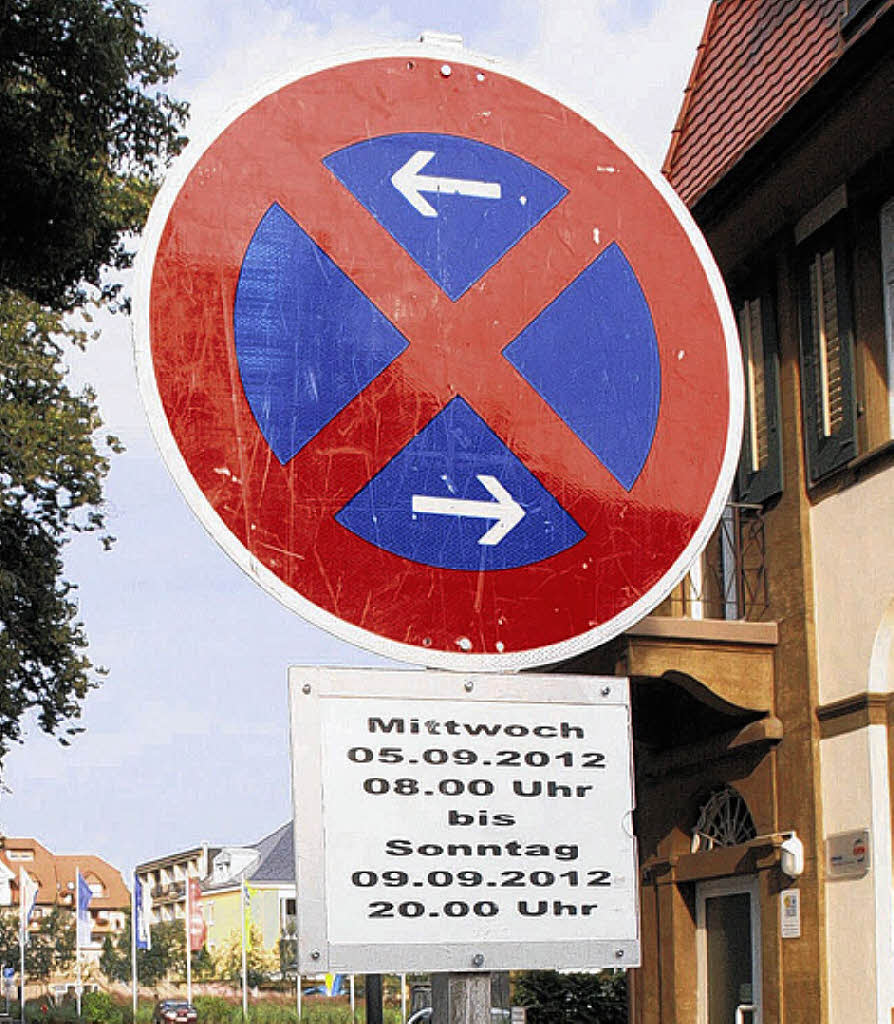 Autos müssen draußen bleiben - Donaueschingen - Badische ...