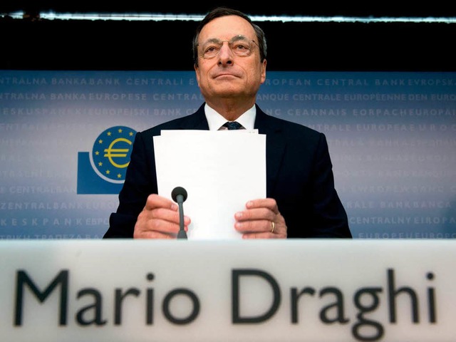 EZB-Prsident Mario Draghi.  | Foto: dapd