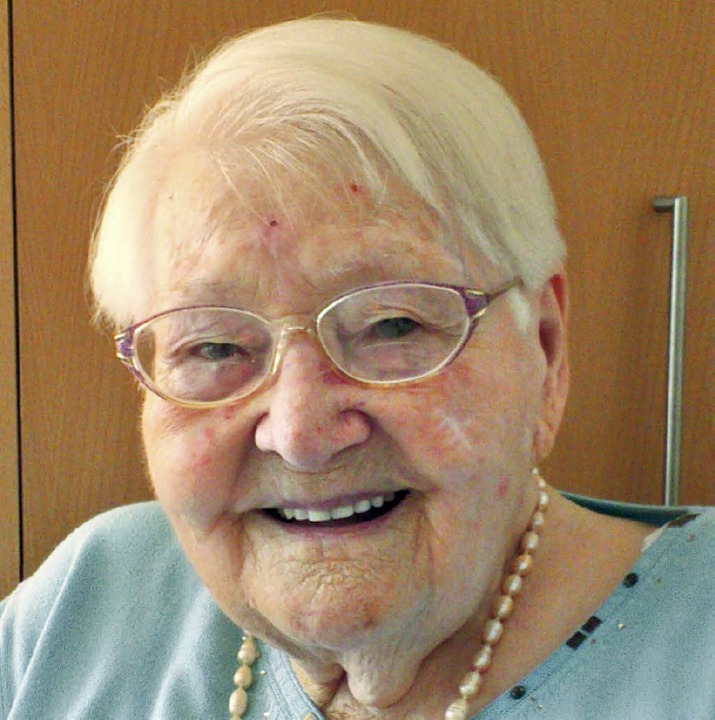 Wilhelmine Sturm hat viel erlebt in 100 Jahren Steinen Badische Zeitung