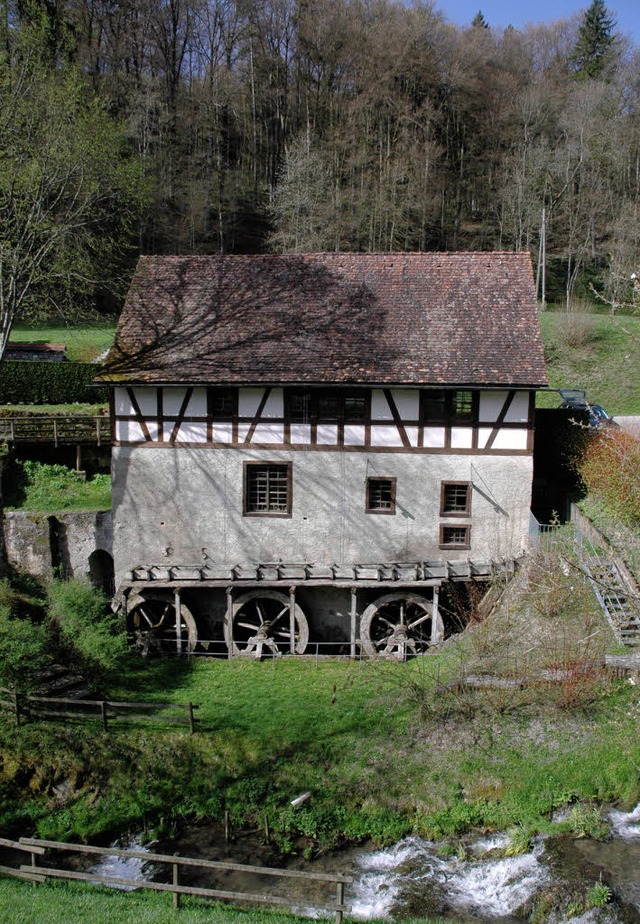 Die Gipsmhle im Weiler kann am Tag des offenen Denkmals besichtigt werden.   | Foto: Landratsamt