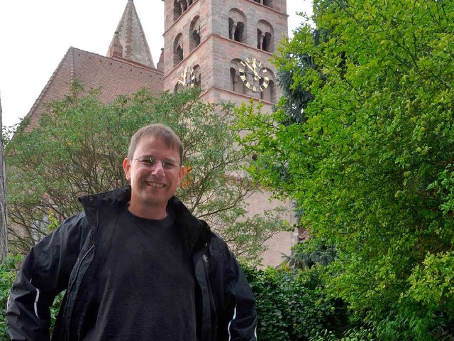 Pfarrer Werner Bauer ist seit einem Jahr in Breisach.  | Foto: Agnes Pohrt