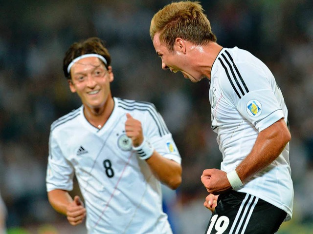 Schoss das 1:0: Mario Gtze.  | Foto: dpa