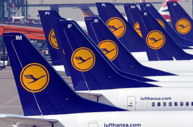 Derweil luft der Lufthansa-Flugbetrieb wieder planmig.  | Foto: dpa