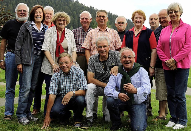 Vor 51 Jahren waren sie bereits mit ih...st. Das wiederholten sie dieser Tage.   | Foto: Eva Korinth