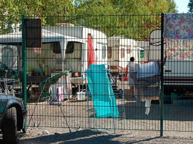 Romalager in Straburg &#8211; eine Bleibe fr den bergang.   | Foto: nckles