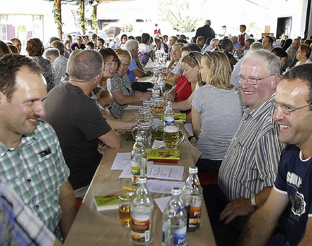 Die Pfarrfamilie feierte gemeinsam.   | Foto: heidi fssel