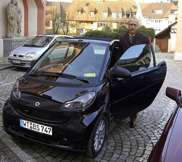 2009 setzte die Stadtverwaltung auf Kl...erstet. Ein Elektroauto wird geleast.  | Foto: Archivfoto: Axel Kremp