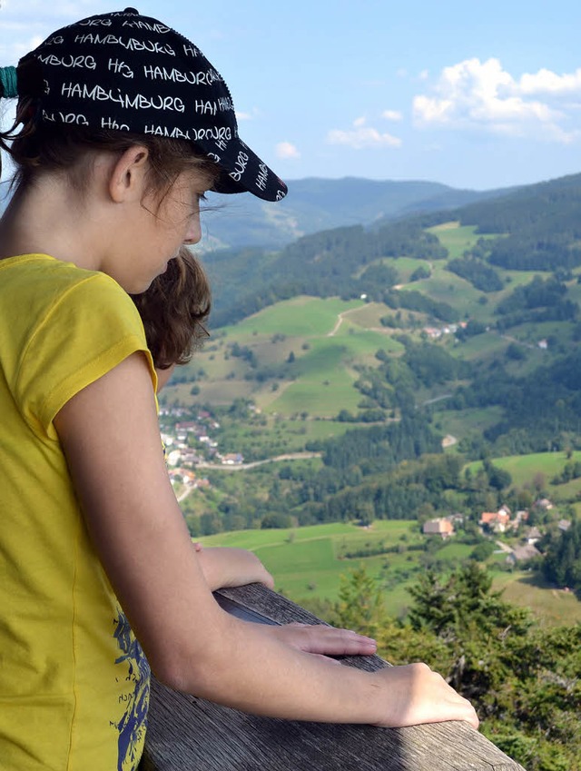 Bei schnem Wetter ist der Blick vom H...Denkmals&#8220; kamen viele Besucher.   | Foto: Paul Berger