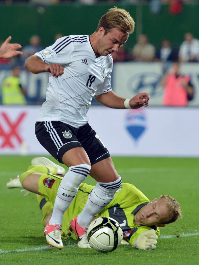 Reus kurz vor der Pause, zil mit einem Foulelfmeter: Deutschland gewinnt in sterreich mit 2:1. Die schnsten Fotos der Partie.