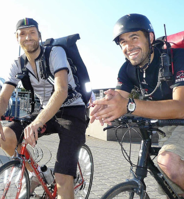 Johannes Schmid (rechts) und Christoph Hammann-Kloss.   | Foto: Privat