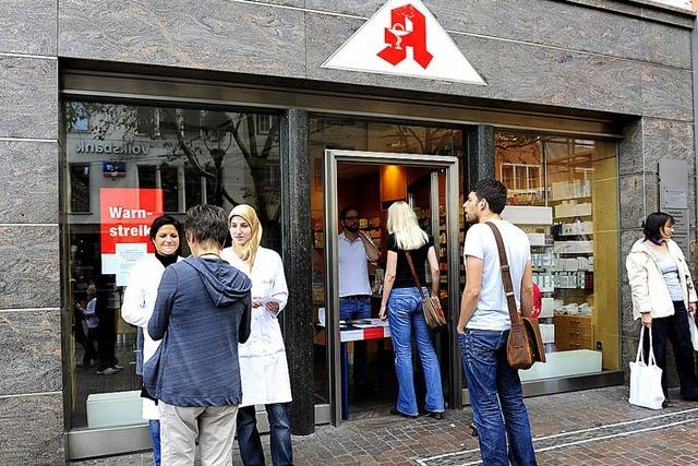 57 Freiburger Apotheken nehmen am Warnstreik teil